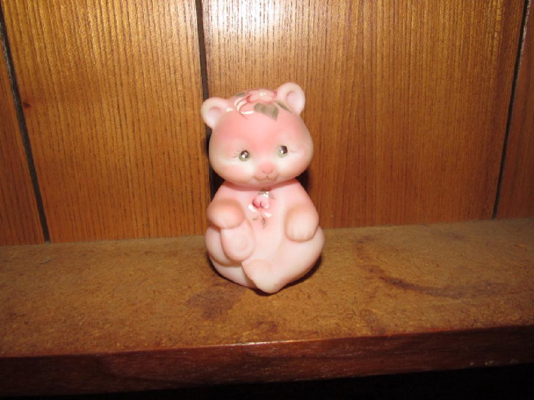 Hand Painted & Signed D Anderson Fenton Bear (1 of 2)