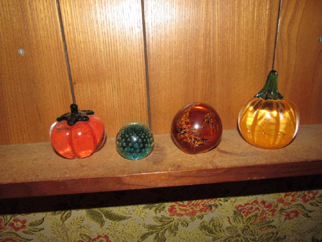 4 Paperweights 1 Joe Rice Pumpkin (1 of 2)