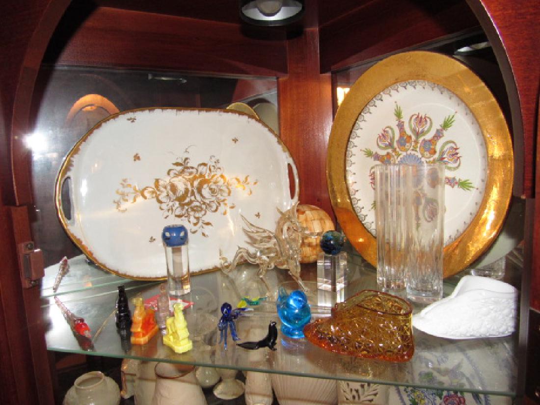 Platters Blown Glass Knick Knack Shelf Lot (1 of 5)