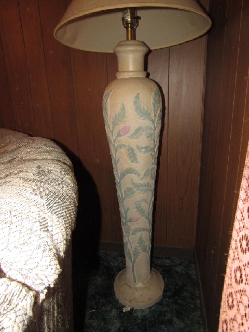 Large Plaster Floor Lamp (1 of 3)