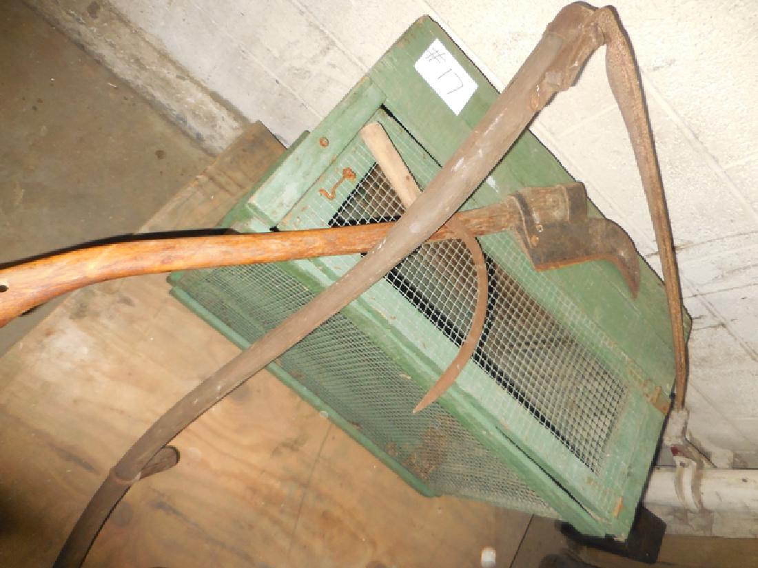 Cage and Tools: Cage and tools