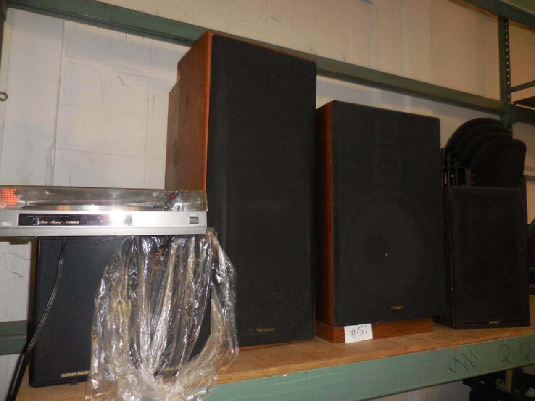 Speakers , Record Player: Incl. Chairs