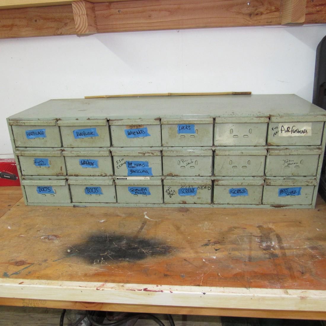 Parts Cabinet w/ Hardware (1 of 7)