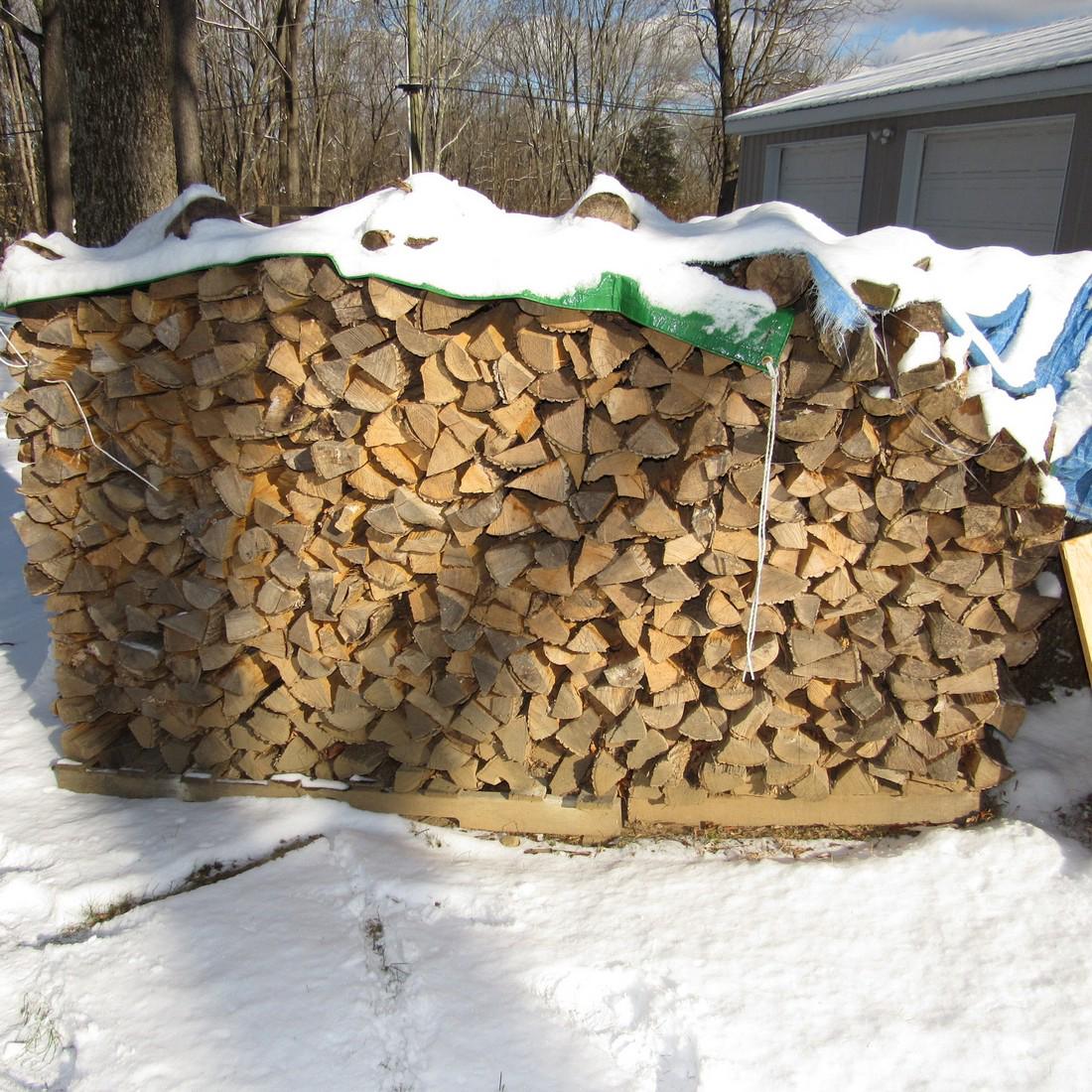 Split Firewood Piles (1 of 7)