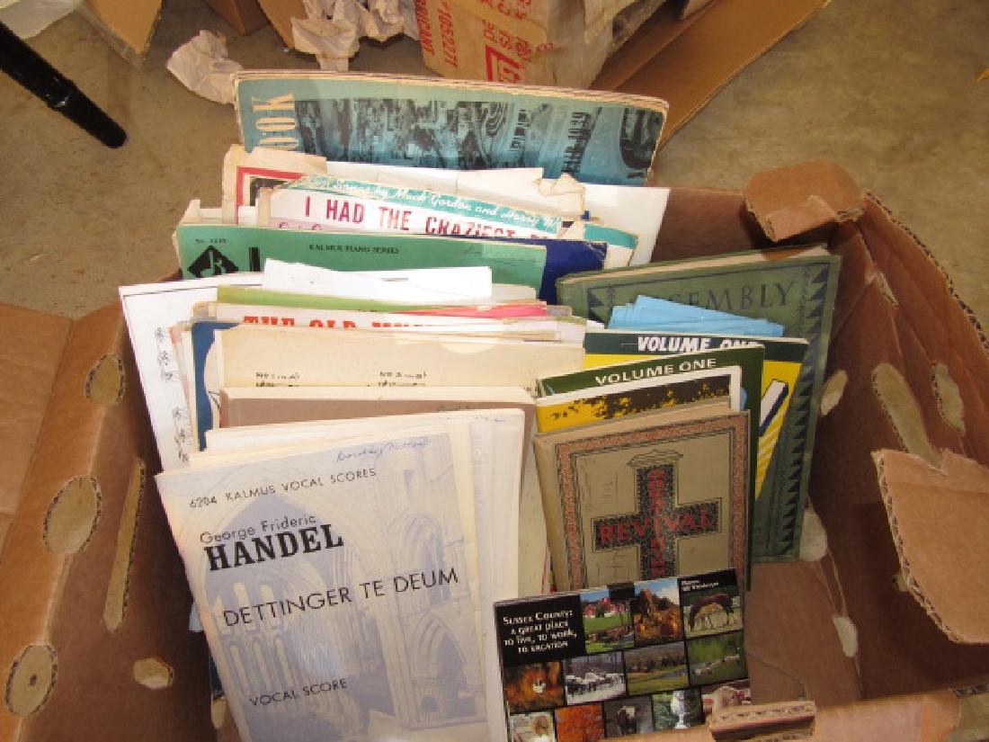 Sheet Music & Song Book Lot: Getting a box full