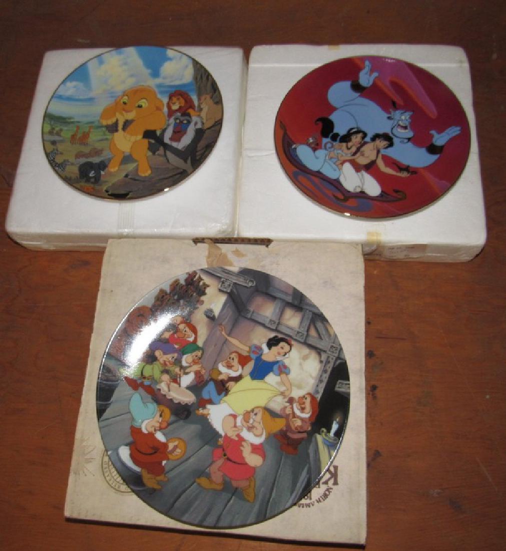3 Disney Collector Plates Knowles & Bradford (1 of 7)