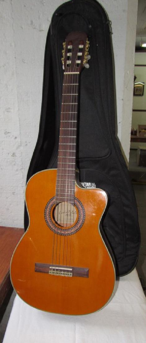 Carlo Robello Acoustic Guitar w/ case: Guitar & Case