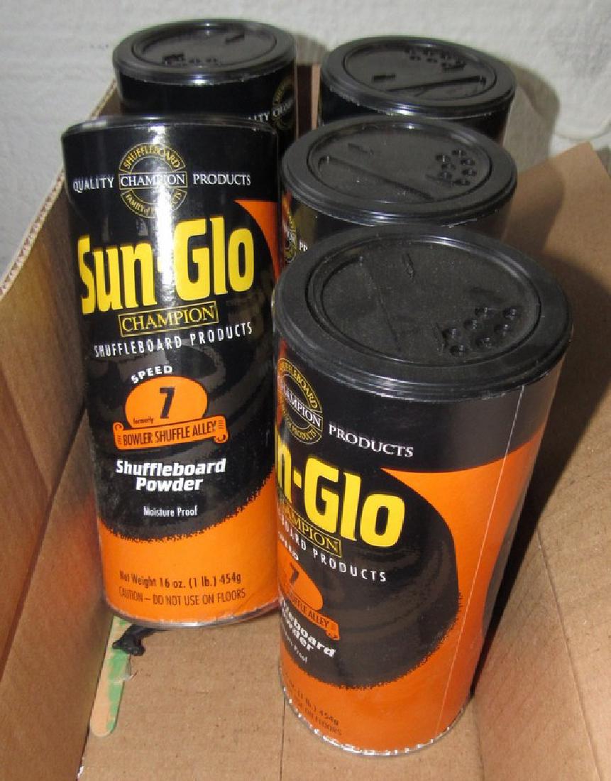 5 Cans Sun Glo Shuffleboard Powder (1 of 1)
