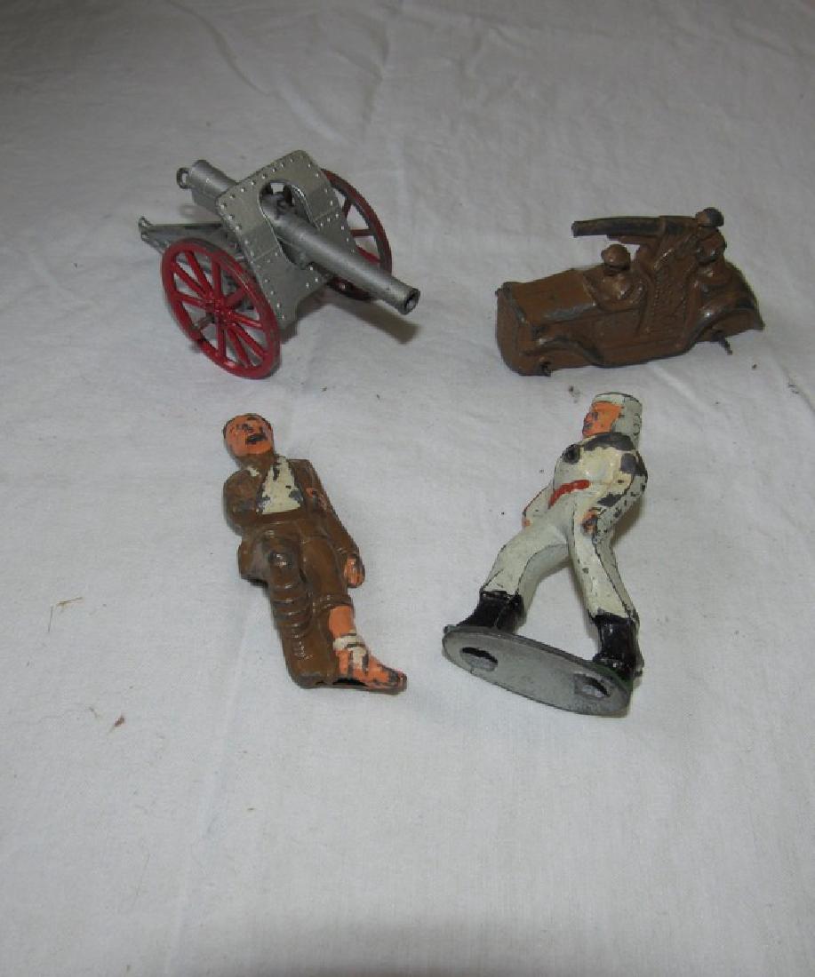 Lead Soldiers Army Car & Cannon Lot (1 of 3)