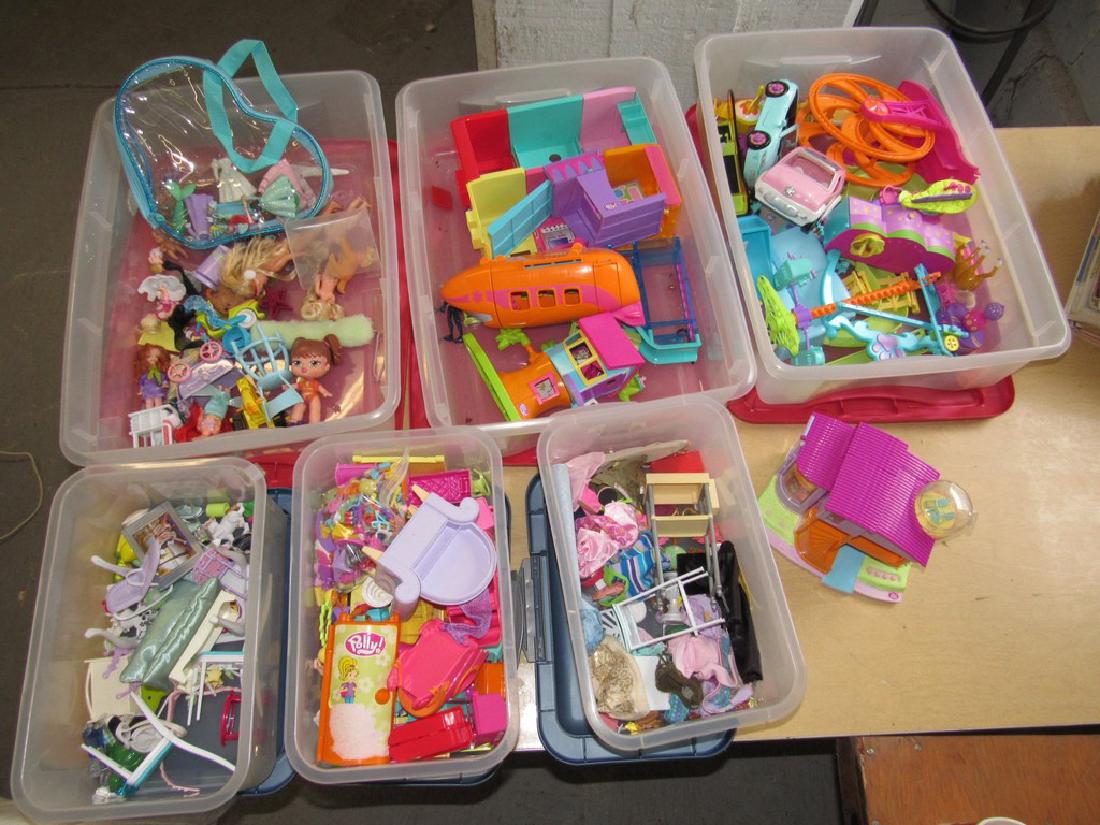 Large Lot of Polly Pockets Doll Items (1 of 8)
