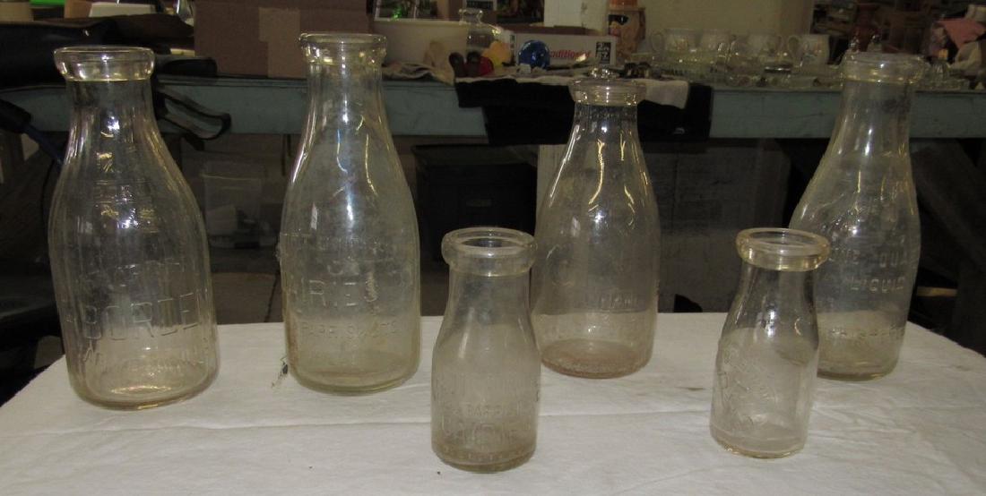 Milk Bottles - Bordens Scott Powell Raritan: Includes misc milk bottle
