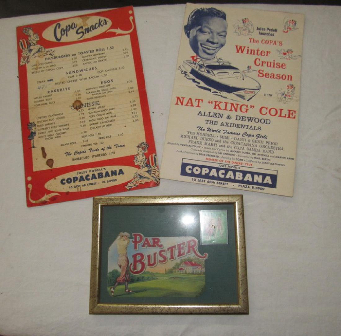 Copa Snacks Menu Jack Nicklaus Litho (1 of 4)