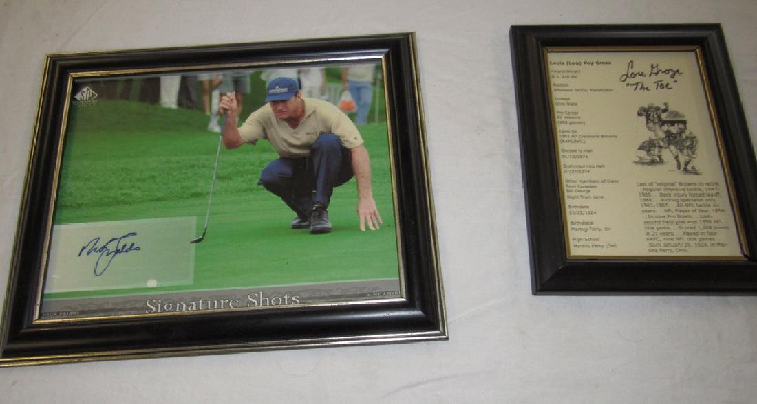 Golf Football Hockey Autographed Pictures (1 of 7)