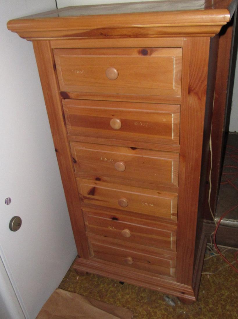 6 Drawer Pine Cabinet (1 of 7)