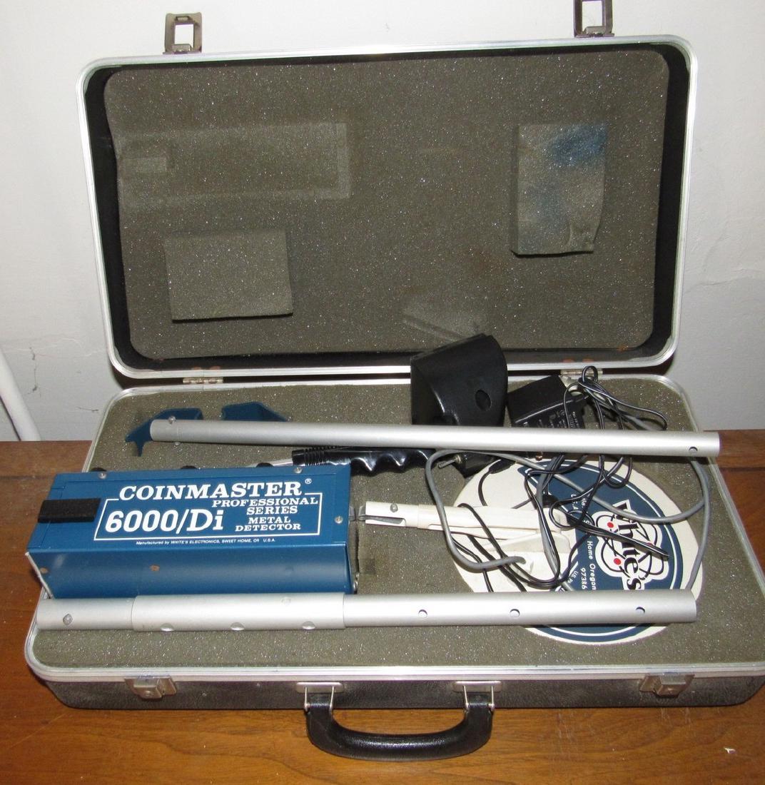 Whites Coin Master 600 Di Metal Detector Dec 30 2017 M J Stasak Jr Auction And Appraisal Service In Nj