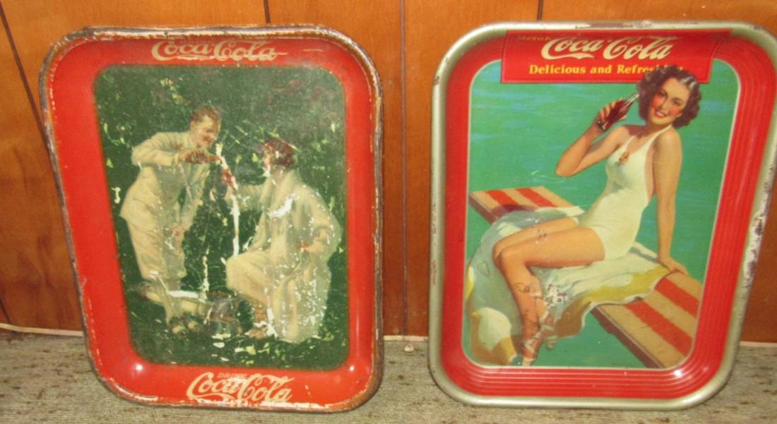 2 Coca Cola Coke Trays (1 of 4)