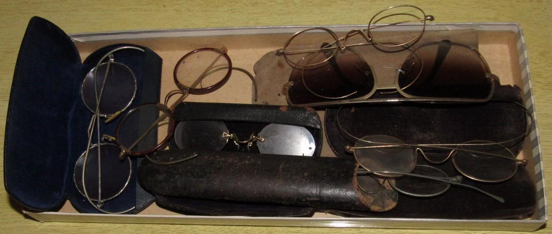 Antique Eyeglasses Lot: Getting all pictured