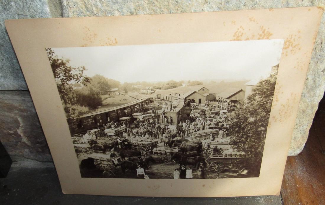 1890 Pittstown NJ Peach Exchange Photo (1 of 3)