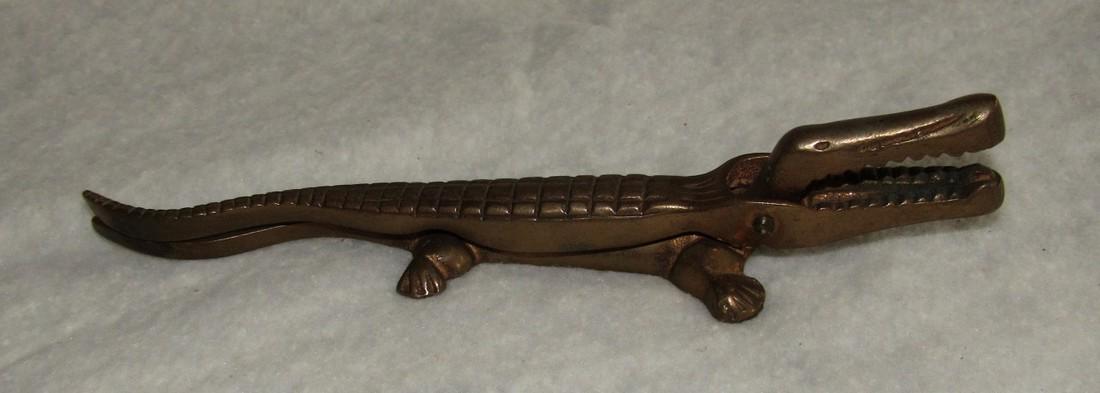 Brass Alligator Nut Cracker (1 of 4)