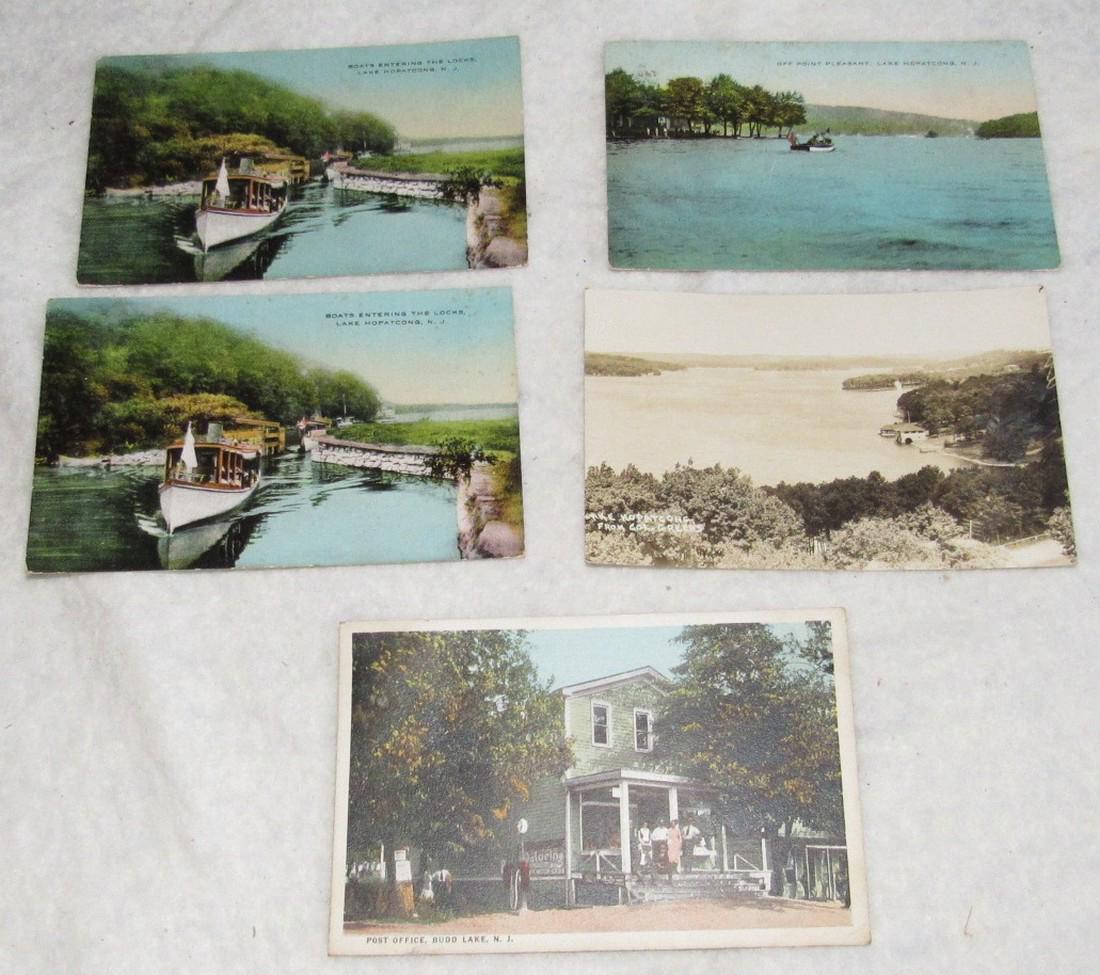 Lake Hopatcong & Budd Lake NJ Postcards (1 of 3)
