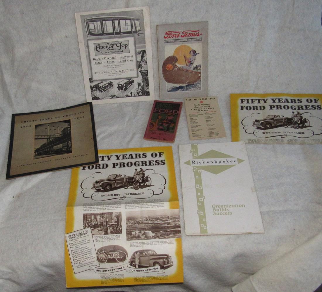 Ford Brochures Catalogs Book Literature Lot (1 of 5)