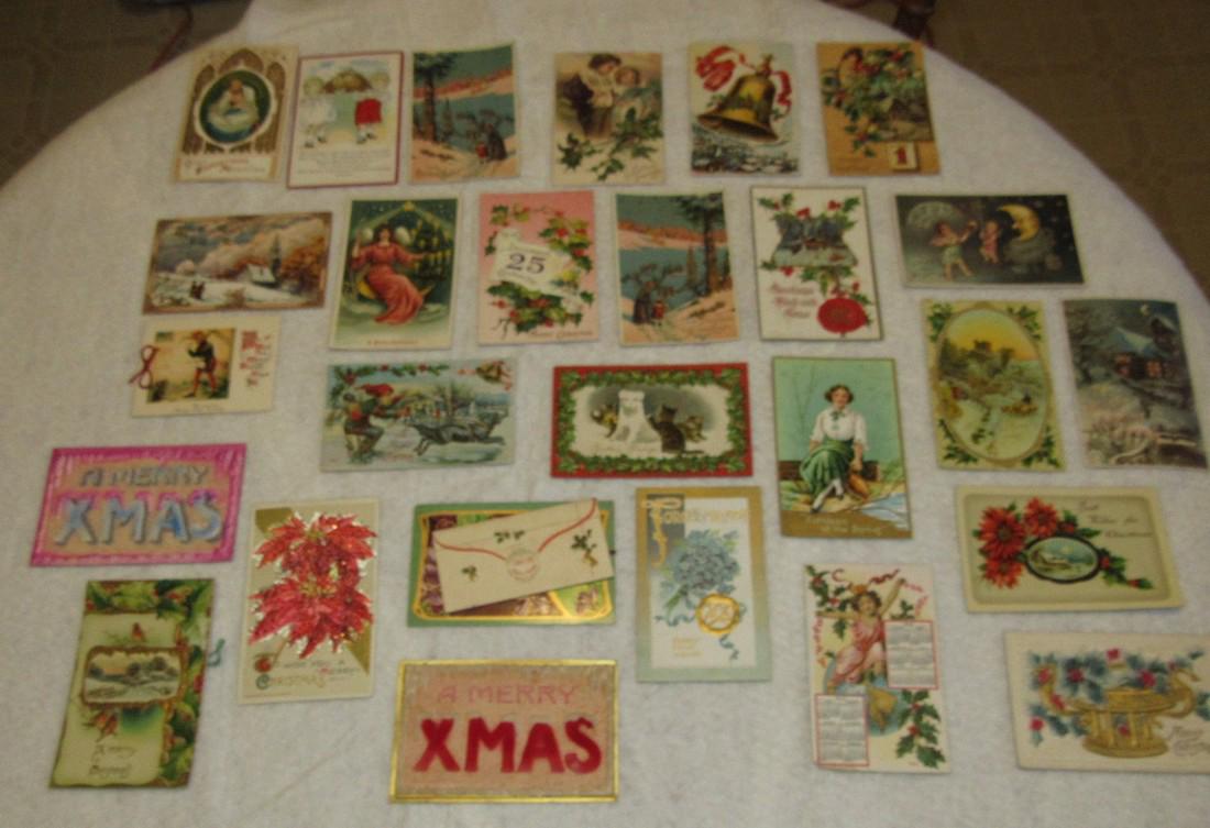 27 Antique Christmas Postcards (1 of 9)