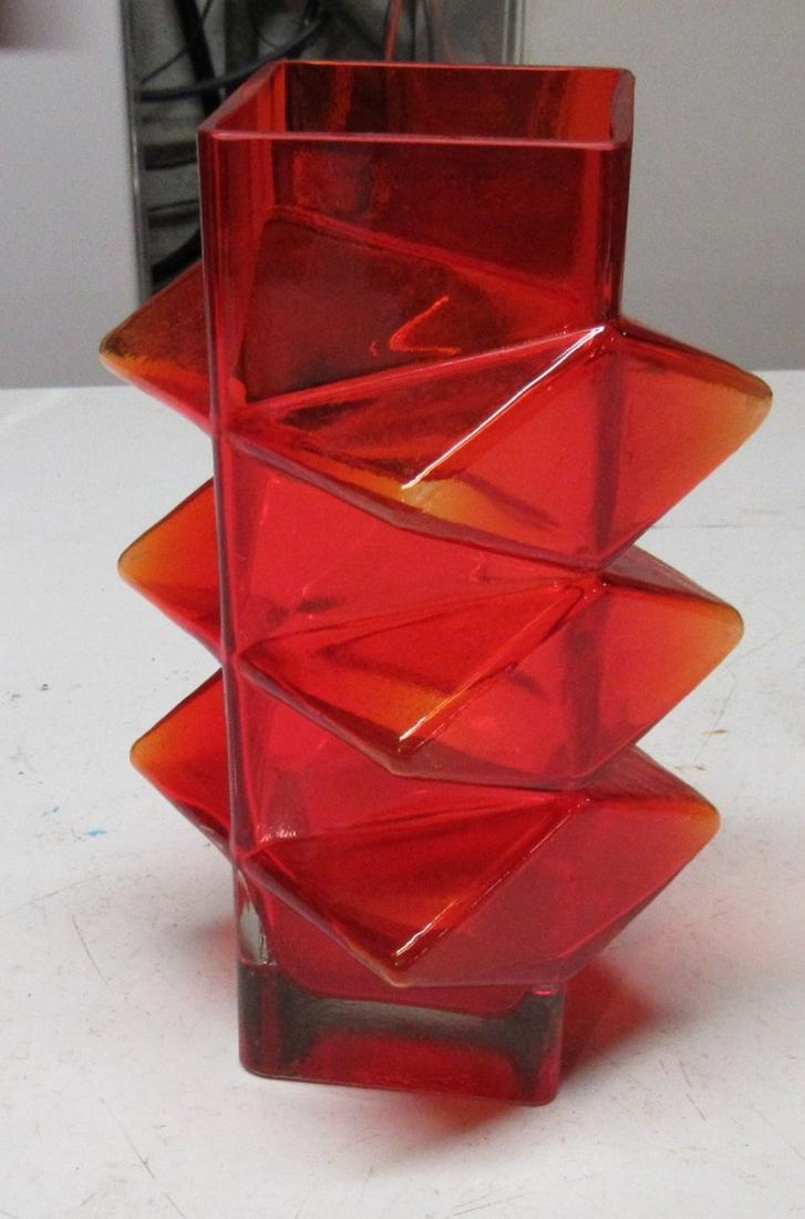 8" Blenko Glass Vase: Blenko Vase