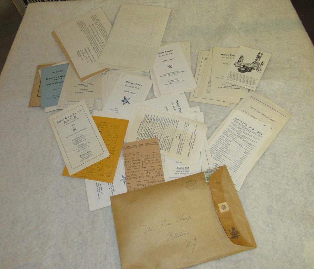 Hobart Lodge Masonic Literature Lot: Getting all pictured