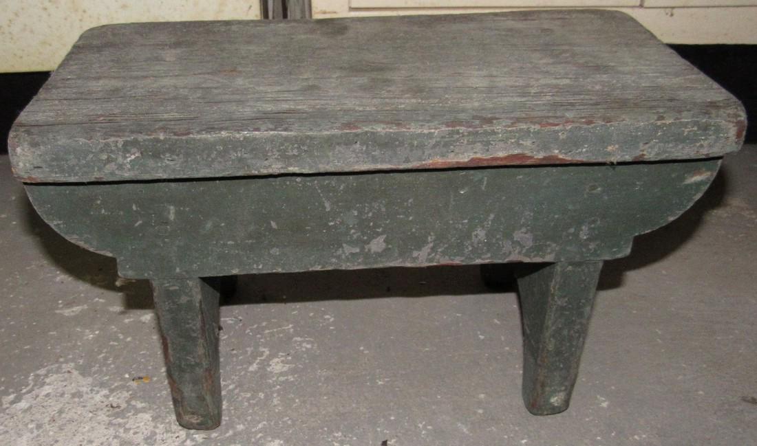 Primitive Painted Bench (1 of 3)