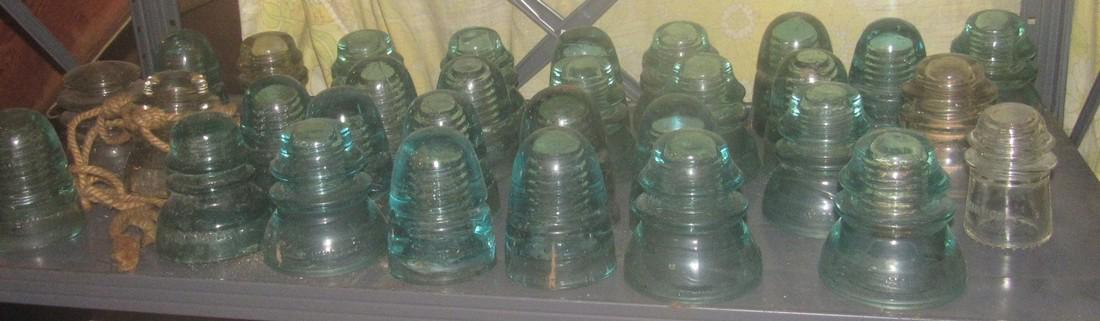 Lot of Vintage Insulators (1 of 3)
