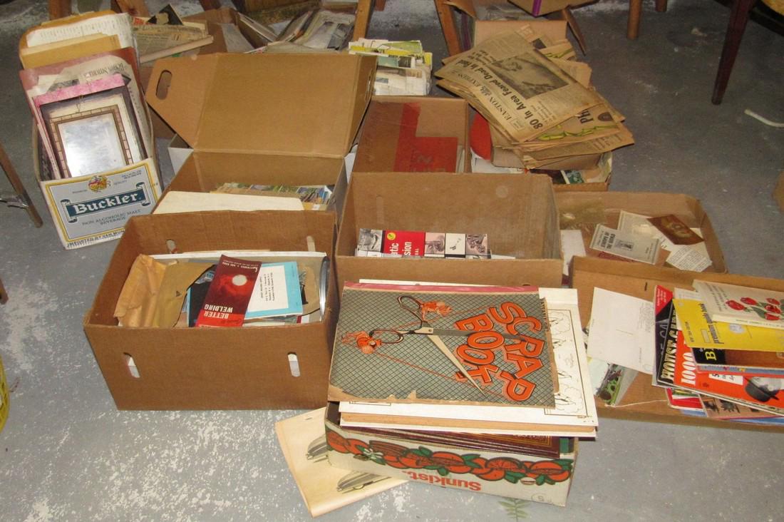 Large Lot of Literature Scrapbooks & Misc (1 of 8)