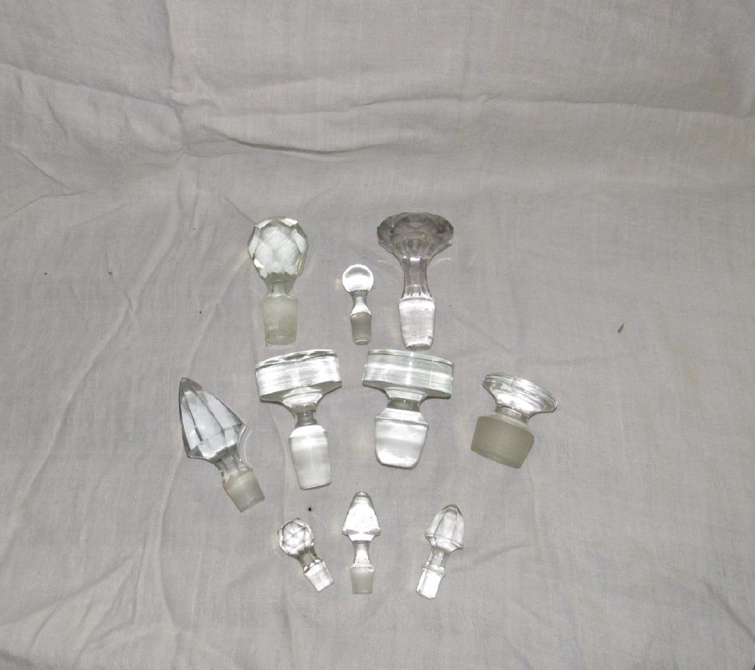 10 Glass Decanter Stoppers (1 of 2)