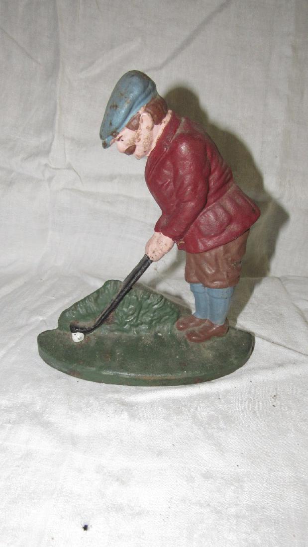 Cast Iron Golfer Doorstop (1 of 3)