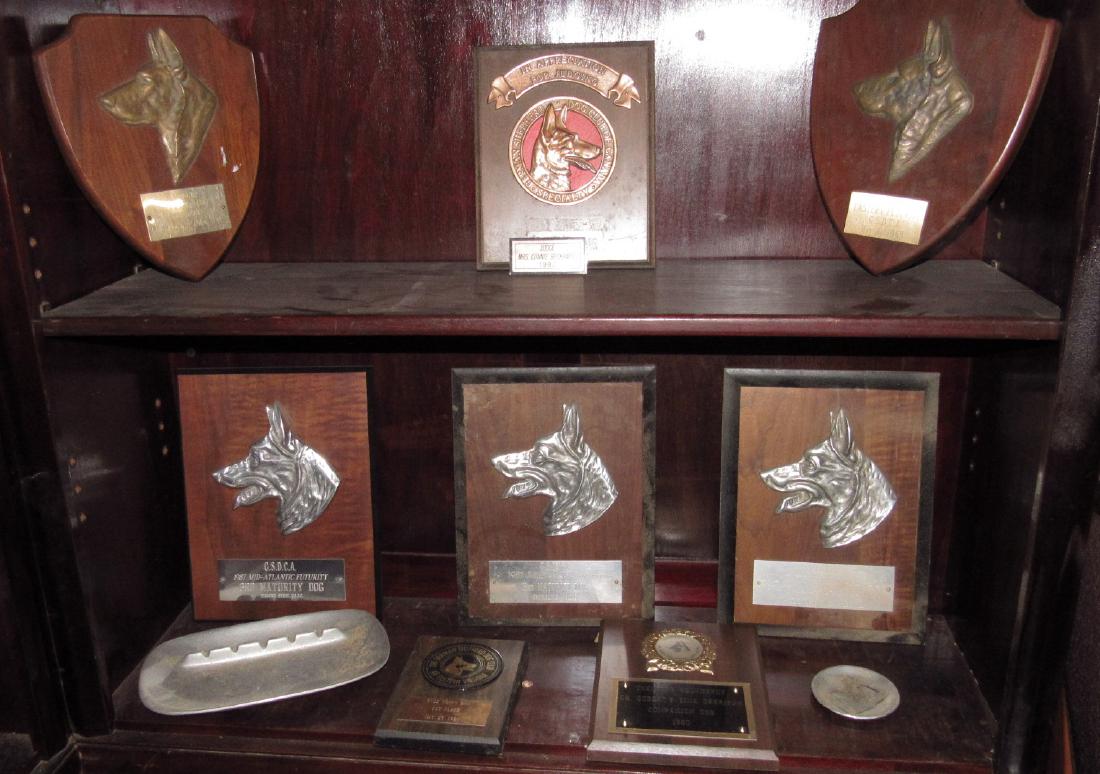 Vintage German Shephard Dog Club Plaques (1 of 5)