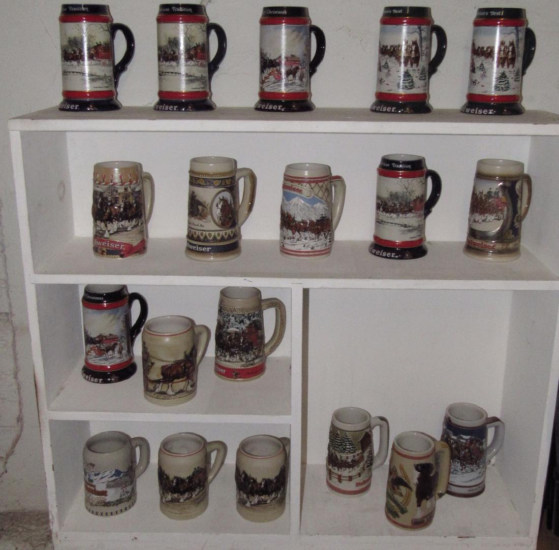19 Budweiser Beer Steins American Tradition (1 of 5)