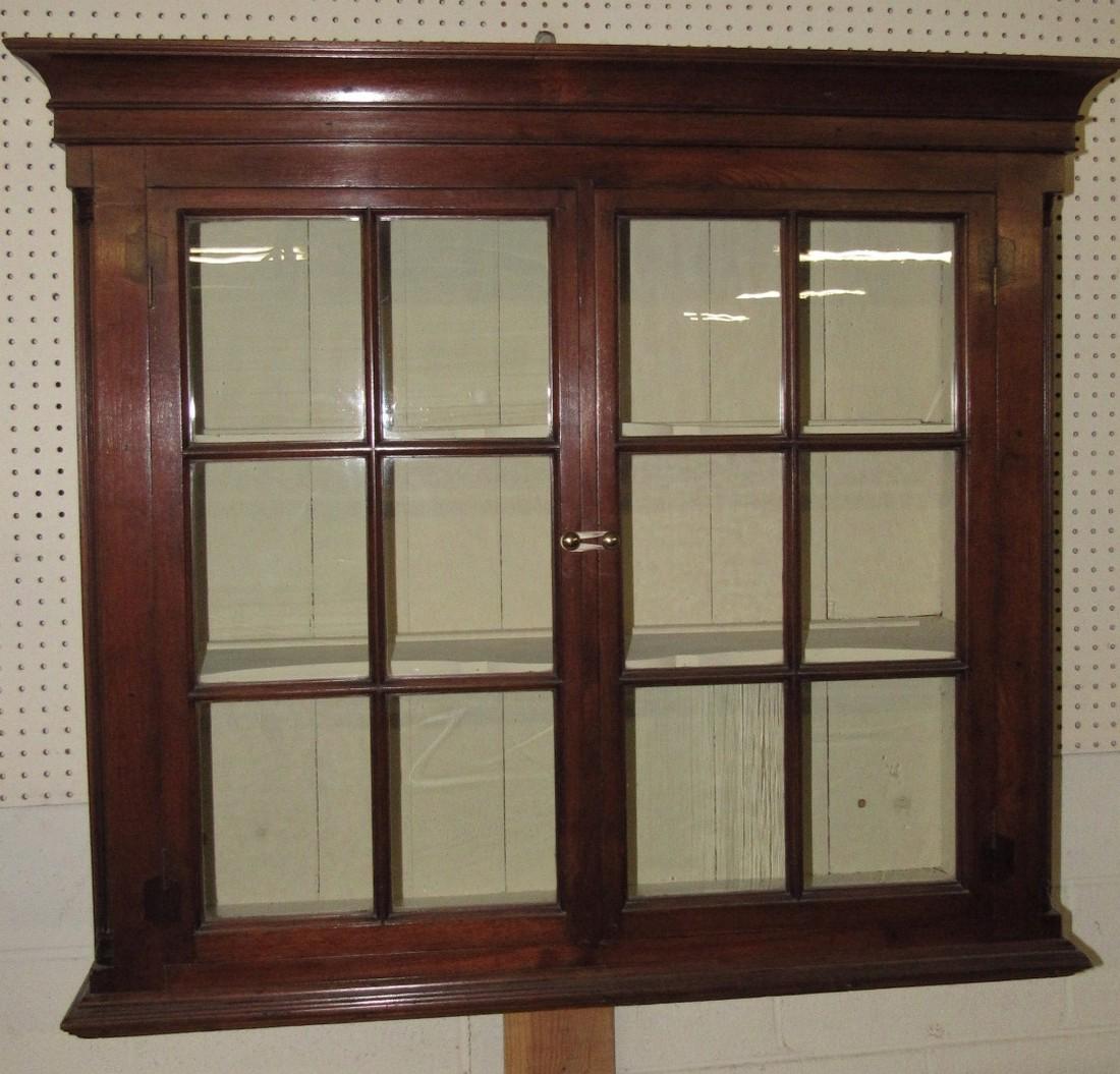 Walnut Chippendale Hanging Cupboard (1 of 7)