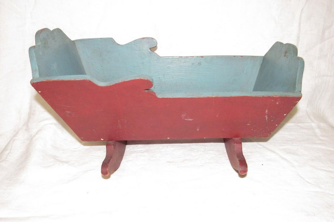 Bidden's Carriage House Lancaster PA Cradle: Approx. 11" x 17" x 10 1/2" tall