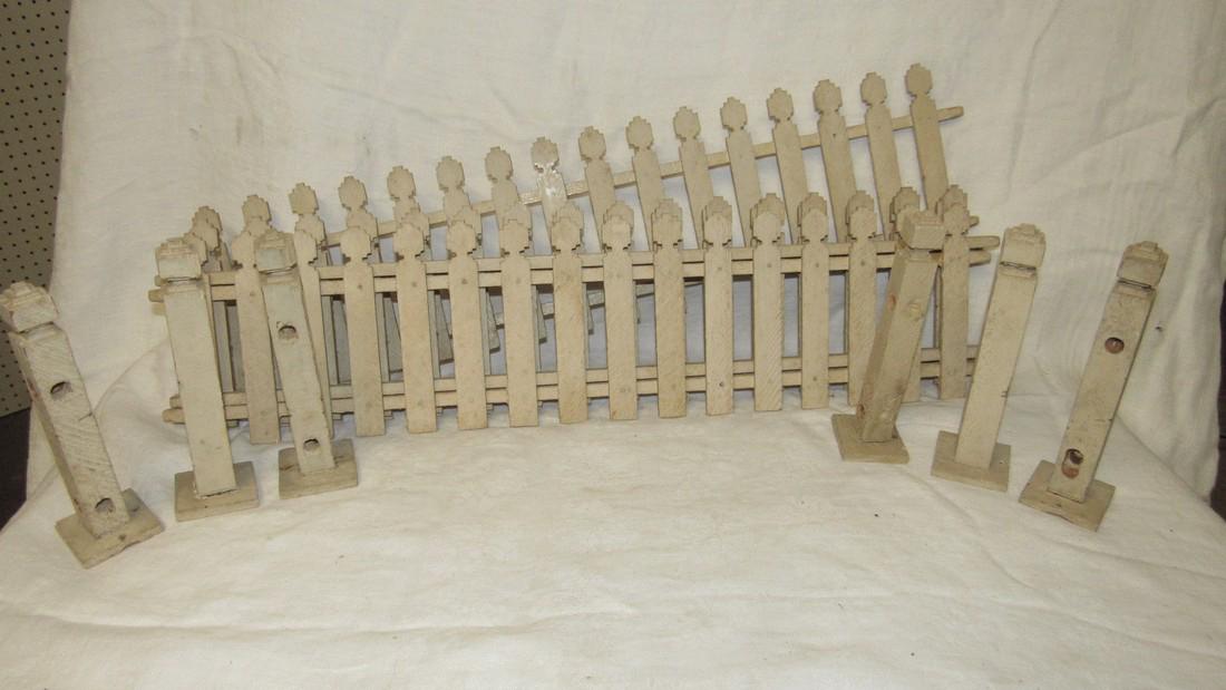 Wooden Doll Fence & Posts (1 of 4)