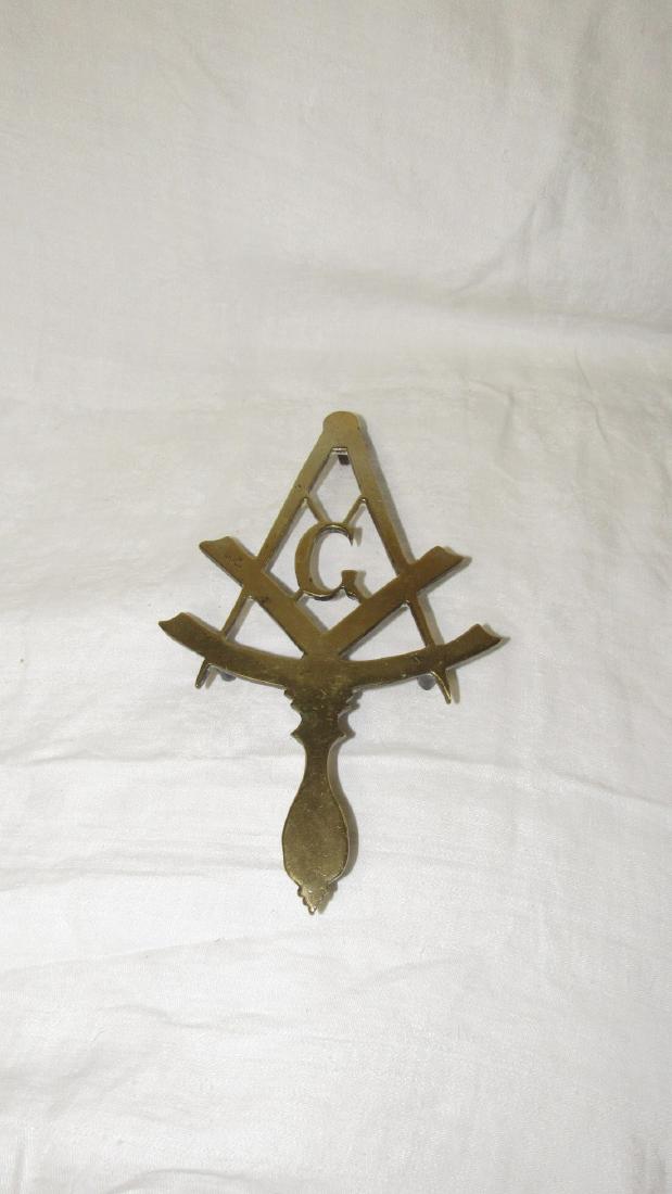 Brass Masonic Trivet (1 of 2)