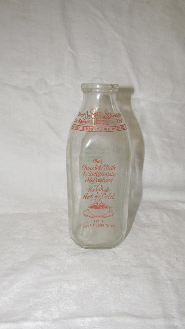 Slate Belt Dairy Quart Milk Bottle: Needs cleaning
