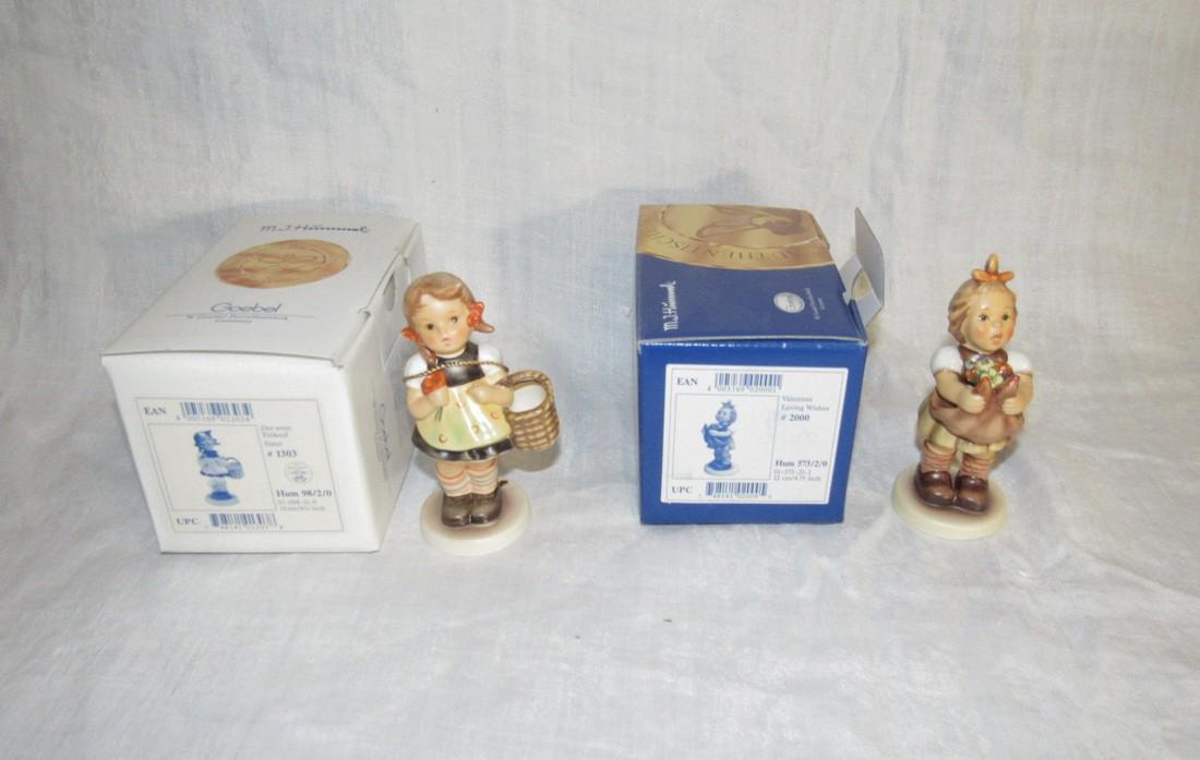 Hummel Goebel 1303 Sister & # 2000 Valentine: In original boxes