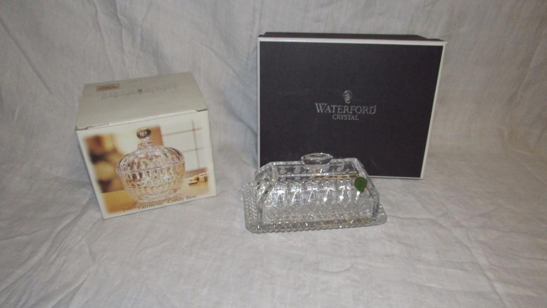 Waterford Butter Dish & Fifth Avenue Crystal (1 of 1)