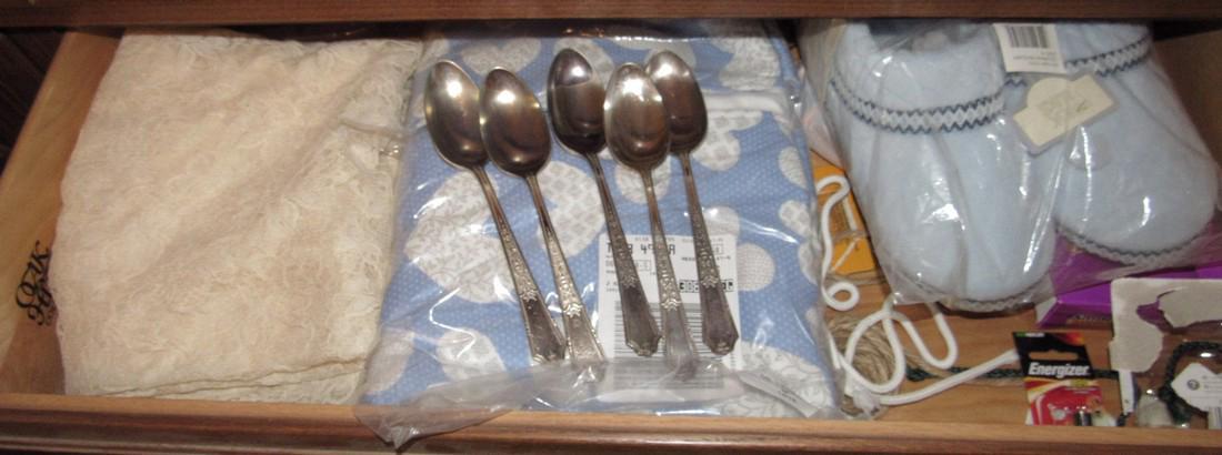 Sewing Rogers Silver Plate & Misc: Getting all pictured