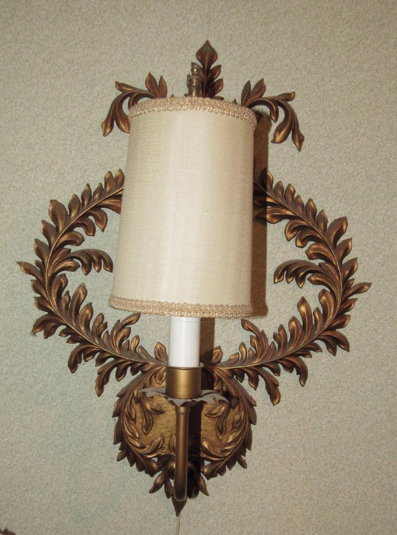 Cast Aluminum Mid Century Modern Wall Lamp (1 of 2)