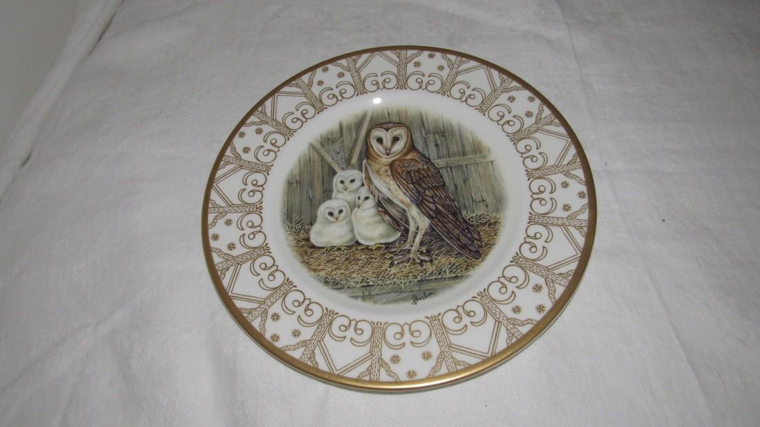 Edward Marshall Boehm Barn Owl Plate (1 of 2)