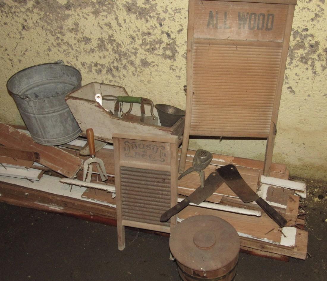 Washboards Cradle Kitchen Utensils Galvanized (1 of 5)