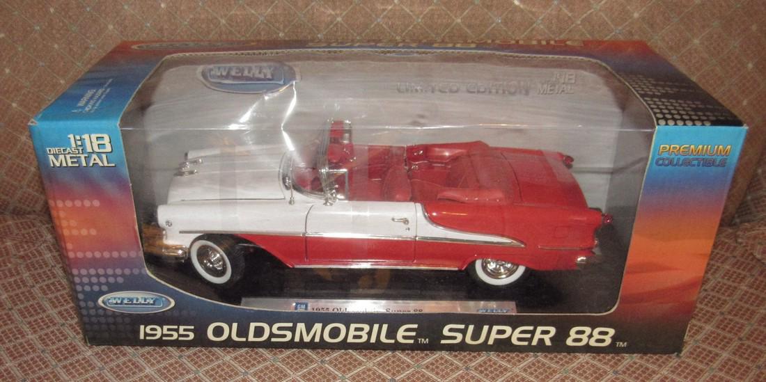 Welly 1955 Oldsmobile Super 88 Die Cast Toy Car (1 of 1)