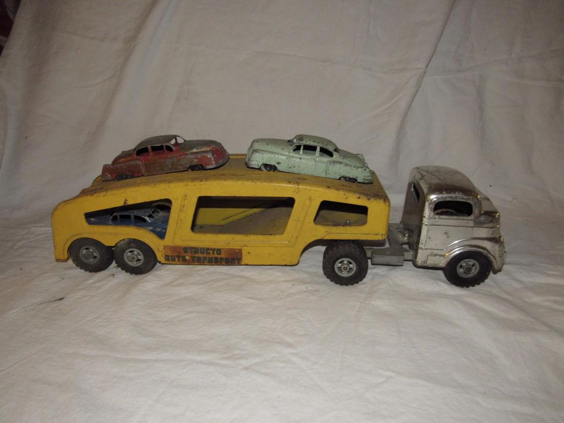 Structo Tractor Trailer Toy Hauler Truck (1 of 5)