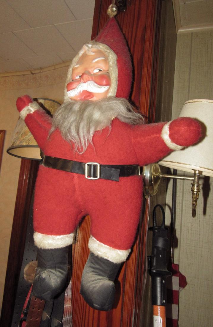 Vintage Santa Claus: Approx. 28" tall. Needs a good cleaning