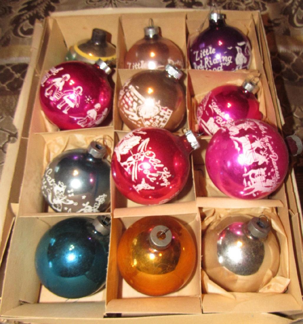 8 Vintage Nursery Rhyme Christmas Ornaments (1 of 2)